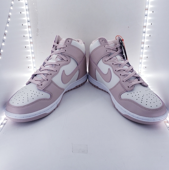 Nike Dunk High PINK OXFORD (WOMEN'S) - Picture 12 of 16